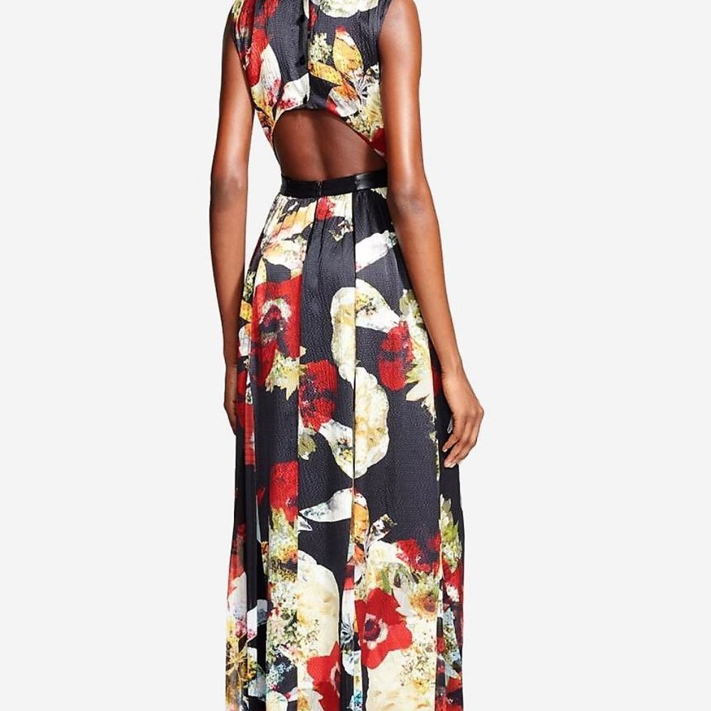 ISO Alice & Olivia Triss Blossom Montage Dress - Picture 5 of 8